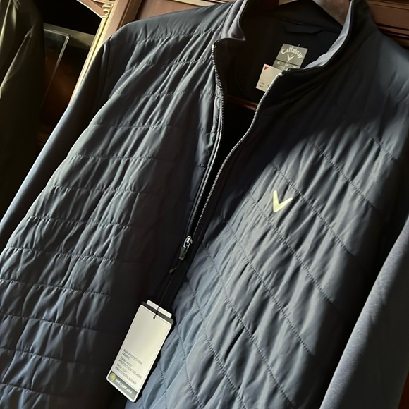 Brand New Callaway Classic Quilted Lightweight Peacoat Jacket Sun Protection UPF - Picture 4 of 8